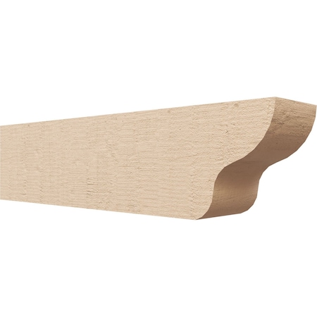 Ekena Millwork 6in. W x 8in. H x 32in. L Greensboro Woodgrain TimberThane Rafter Tail, Primed Tan RFTUR06X08X32GRNRCPR